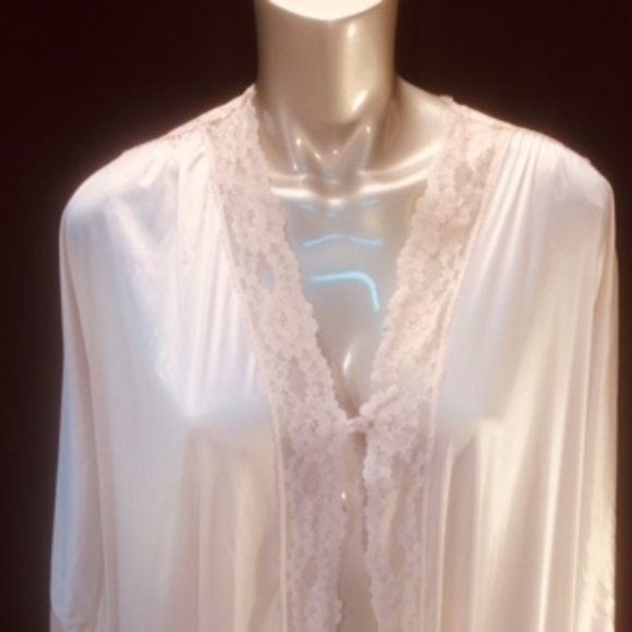 Vtg Val Mode Lace Robe - Picture 4 of 15